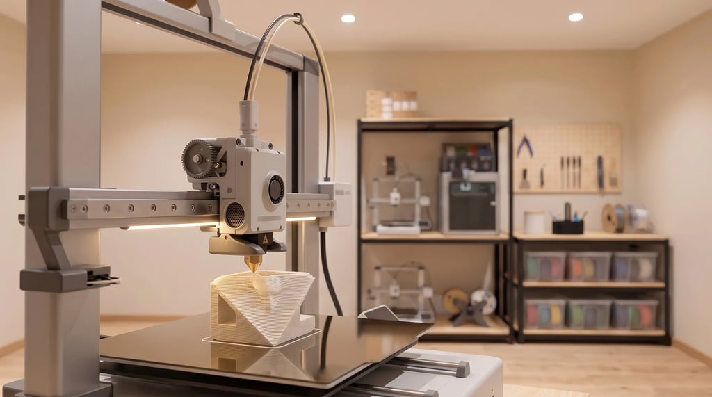 3D-printer som produserer en del hos Formheim