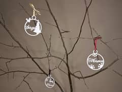 Juleornament med navn